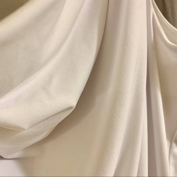 NWOT Calvin Klein Drape Front Sleeveless Top - Picture 3 of 7